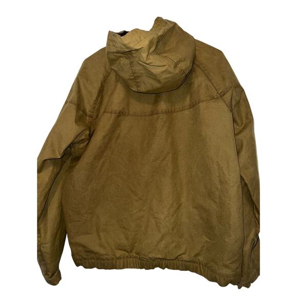 Nike British Millerain Waxed Cotton Track & Field Jacket Mens size Large. Tan - Picture 3 of 9